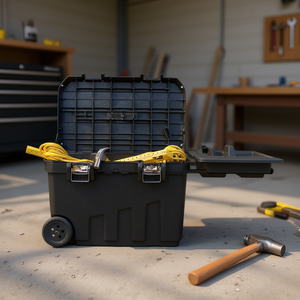Coffre à outils mobile Stanley avec loquets métalliques, capacité 109 L - Product Image 3