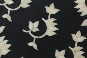 Otomano/taburete con incrustaciones de hueso negro hecho a mano moderno más vendido para casa de campo convertible para dormitorio hogar sala de estar Villa - Product Image 2