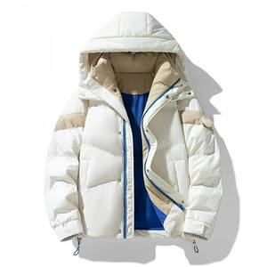 Fabricant Hiver Extérieur Respirant Noir Brillant Personnalisé Hommes Duvet épais Veste en peluche à bulles Veste d'hiver - Product Image 4