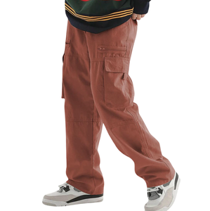 Pantalon cargo pour homme de haute qualité 2026, couleur unie, vêtements d'extérieur, respirant, logo personnalisé, pantalon cargo pour homme - Product Image 4