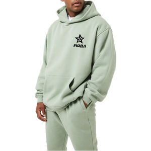 Sudadera con Capucha de Invierno para Hombre, Personalizada OEM, con Estampado Frontal, de Lona y Poliéster, Acolchada, Cortavientos, Color Sólido, Forro de Algodón, Ropa de Trabajo - Product Image 1