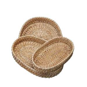 Panier en rotin, bol en rotin, décoration en canne, panier à fruits, conteneur en rotin, décoration écologique pour la maison et la cuisine - Product Image 6