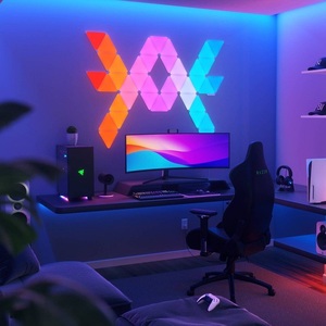 CL照明 RGB カラフル トライアングルライト アプリ制御可能 スマートLEDパネル モジュール式 インテリジェント トライアングル ウォールライト - Product Image 4