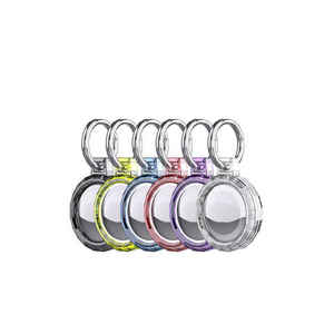 Porte-clés en silicone jaune compatible avec Airtag 04 Netzy - Product Image 1