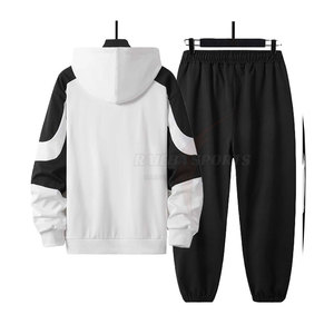Men's Winter Breathable 100% Cotton Custom Tracksuits-High Quality Custom Logo & OEM Service-Wholesale Casual Wear - Product Image 2