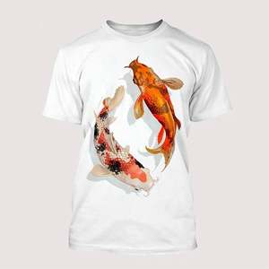 Camisetas con estampado de pesca americana para hombre y mujer, camisetas de manga corta con estampado 3D, camisetas informales Harajuku, moda de verano - Product Image 4