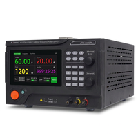 Alimentation électrique régulée en courant continu réglable, source d'alimentation haute puissance 60V 20A 1200W avec système d'exploitation intégré eTM-6020PL Nouveau lancement
