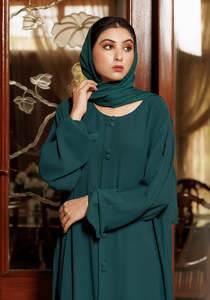 Robe Abaya à manches courtes de haute qualité personnalisée pour femmes, respirante, grandes tailles, OEM disponible pour les saisons automne/hiver, logo personnalisé - Product Image 3
