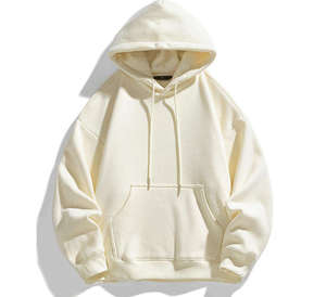 Sudadera con Capucha Personalizada de Fábrica para Hombre, Sudadera de Forro Polar, Sudadera de Algodón, Ropa Urbana, 330 Gsm, Hombros Caídos, Sudadera Extra Grande - Product Image 2