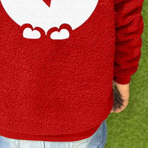 2025 Winter Warm <b>Sherpa</b> Lined Hooded Sweatshirt Pullover Women <b>Men's</b> Customized Fleece <b>Hoodies</b> - Product Image 6