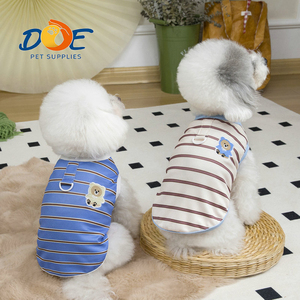 Ropa de Verano para Perros, Linda Ropa a Rayas para Mascotas, Chaleco Ligero para Cachorros, Trajes para Perros Pequeños - Product Image 1