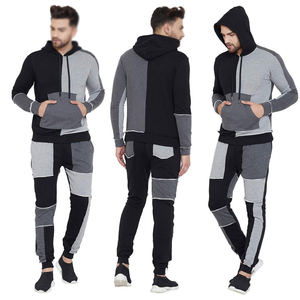 Ensemble de survêtement de sport d'hiver décontracté à manches longues avec logo personnalisé unisexe 2025, 100% polyester polaire - Product Image 6