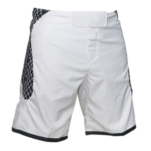 High Street hommes MMA combat Shorts de haute qualité personnalisé haut blanc motif solide Anti-rides teint uni prix de gros Offre Spéciale - Product Image 1