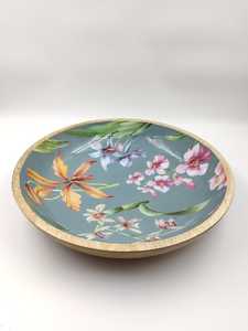 Tazón de sopa y ensalada de madera hecho a mano de forma redonda con estilo clásico Diseño atractivo Tazón de chapa al por mayor pulido - Product Image 5