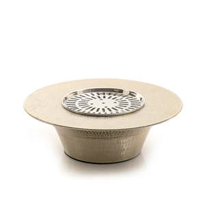 Nouveau foyer au bois extérieur et intérieur de qualité supérieure foyer de taille personnalisée pour la vente chaude en aspect argenté avec support - Product Image 4