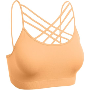 Nuevo 2025 Sujetador deportivo sin espalda en U profundo con cuello colgante para mujer - Product Image 6