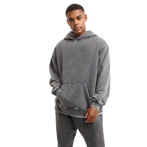 Sudadera con capucha lavada con ácido personalizada de la mejor calidad para hombre, sudadera Premium con estampado Digital de invierno de 100% algodón - Product Image 1