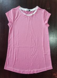 เสื้อยืดเด็กผู้หญิง แขนสั้น ผ้าฝ้าย 100% ระบายอากาศได้ดี สวมใส่สบาย อายุ 8 ปี มีสินค้าในบังกลาเทศ เสื้อผ้าสำเร็จรูป - Product Image 3