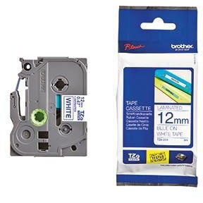 Cinta Adhesiva para Etiquetas de Oficina Brother P-touch TZe-233 Blanca/Azul 12mm X 8m BROTHER - Product Image 1