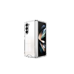 Funda de Silicona Premium Anti-Golpes para Samsung Galaxy Z Fold 5, Transparente, con Función Anti-Huellas - Product Image 1