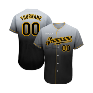 Maillots de baseball pour hommes, chemises à boutons, manches courtes, style hipster, hip hop, uniformes de sport, maillots de baseball personnalisés, en gros - Product Image 2