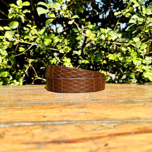 Ceinture en cuir perforé plaqué vintage de haute qualité, design unique, pour homme, forme carrée, couleur personnalisée, alliage de zinc, 35 mm, dernière collection 2026 - Product Image 4