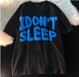 Personalizado para hombre Puff Imprimir Streetwear Tee OEM Fábrica de algodón de gran tamaño T Shirt 3D Raised Logo Design Shirt - Product Image 4