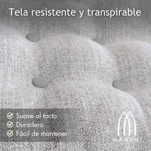 4 Cuscini Indipendenti per Divano da Giardino, 80x60 cm Seduta, 50x60 cm Schienale, Spessore 12 cm, Resistenti per Uso Esterno - Product Image 5