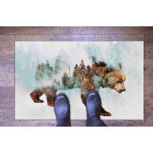 Tapis imprimé ours - Salle à manger, Chambre à coucher, Décoratif, Tapis en velours - Product Image 5