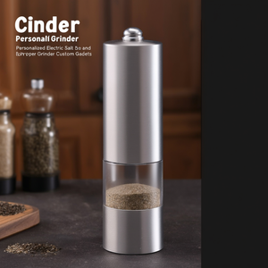 Cinder Personalized Electric Salt and <b>Pepper</b> <b>Grinder</b> Custom Gadgets - Product Image 3