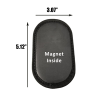 Support d'arme à feu en cuir de qualité supérieure avec doublure non abrasive, rangement sûr et élégant