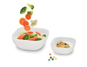 Ensaladera roja de resina hecha a mano con efecto de mármol y patrón de remolino Aqua, la forma es una ensaladera redonda utilizada en el hogar y el hotel - Product Image 2