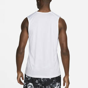 Wholesale 2025 Men's Custom <b>Logo</b> Cotton Polyester Tank Tops Comfortable Solid Color 100% Breathable High Quality Casual Wear - Product Image 2
