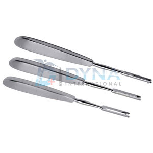 Juego de 3 piezas de alta calidad de cuchillo recto giratorio Ballenger de 3mm, 4mm y 5mm, instrumentos quirúrgicos certificados CE - Product Image 2