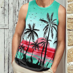 เสื้อกล้ามโชว์กล้ามแขนกุดลำลองสำหรับผู้ชาย, เสื้อกล้ามสำหรับเล่นฟิตเนสถักนิตติ้ง - Product Image 2