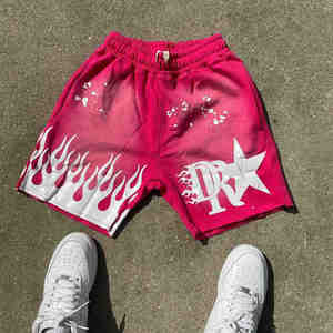 กางเกงขาสั้นผ้าฝ้ายสำหรับผู้ชายผ้าแคนวาสแบบแห้งเร็วระบายอากาศได้ดีซีดจางลำลองแบบกำหนดเอง - Product Image 4