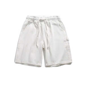 Pantalones Cargo de Mezclilla Delgada para Hombre, Estilo Veraniego, Marca de Moda Urbana, Lavado Vintage, Diseño Personalizado, Pierna Recta Holgada, Cierre de Cremallera en la Mitad - Product Image 4