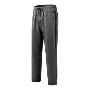 Survêtement de sport de course à pied en satin respirant à fermeture éclair intégrale pour hommes, survêtement à manches longues avec coupe décontractée pour l'hiver - Product Image 3
