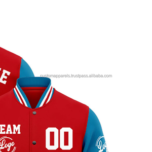 Vente en gros Veste universitaire écologique personnalisée Durable en vrac Modèle de décoration de broderie à col montant Modèle MCACVJ-177 - Product Image 4