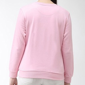 2025, sudadera verde de cuello redondo para mujer, algodón polar, logotipo personalizado con manga larga, ropa de calle de gran tamaño para exteriores, ropa de moda - Product Image 5