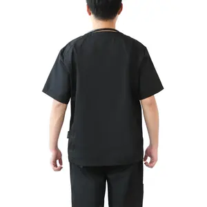 ผ้ากันเปื้อนสำหรับช่างทำผมชุดผ้าฝ้ายไนลอนใช้ได้ทั้งชายและหญิงกำหนดโลโก้ได้ตามต้องการใช้ในโรงพยาบาล - Product Image 2