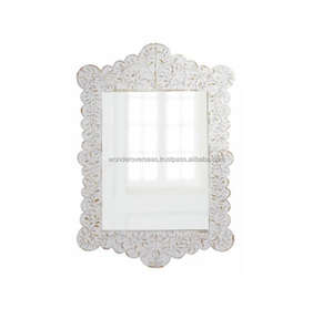 กระจกมุกทรงกลมหรูหราสำหรับตกแต่งผนังจากอินเดียอย่างน่าพิศวงในต่างประเทศ - Product Image 1