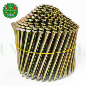 Precios competitivos 3,0mm x 76mm Clavos de bobina de alambre con vástago de anillo liso Cabeza a cuadros hecha de fábrica de Vietnam - Product Image 1