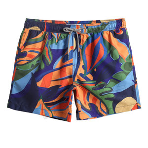Vêtements de plage d'été imprimés de couleur unie pour hommes, shorts de bain pour hommes, prix bon marché d'usine, vente en gros - Product Image 1
