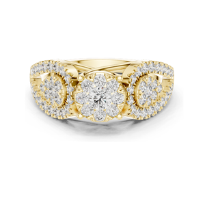 Bague pour femme en diamant de laboratoire 0,844 CT, clarté VVS-VS EF, disponible en or 18 carats, 14 carats, 10 carats et argent 925, rose, jaune, blanc - Product Image 3