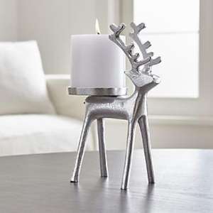 Figure de renne noir Sculpture décors pour la maison debout Bronze renne pièce maîtresse modèle pour les coffrets cadeaux de vacances de noël - Product Image 4