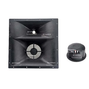 ลำโพงฮอร์นแบบไลน์อาร์เรย์ขนาด 1 นิ้ว พร้อมท่อกระจายเสียงแบบ Treble Dispersion Waveguide ขนาด 400*400*105 มม. สำหรับลำโพงมิดเรนจ์และทวีตเตอร์ความถี่สูง - Product Image 1