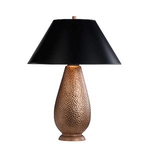 Hot Sale Decorative Modern Iron & <b>Black</b> LED Table Lamp with Cotton <b>Black</b> <b>Shade</b> for Home Decor Bedroom Living Room - Product Image 5