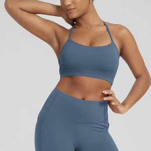 Soutien-gorge de sport personnalisé de qualité supérieure pour femmes, nouveau design, respirant, sans couture, pour la gym et le yoga, vente en gros - Product Image 4