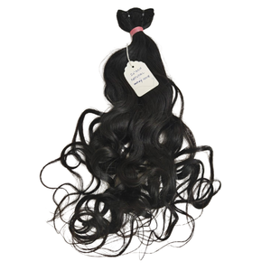 Vente en gros 100% paquets de cheveux Remy indiens bruts naturels 100% extensions de cheveux humains vierges bruts non transformés fabriqués en Inde - Product Image 4